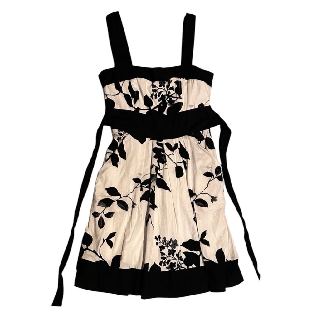 Speechless Women's Size 3 White & Black Floral Print Dress